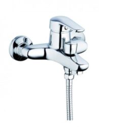 SWZ3-A182 смеситель для ванны ⌀40,монолитный корпус  девиатор в корпусе латунь