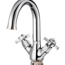 QMG4-A621,см-ль для кух. мойки с пов. круглым
изливом, керамическая букса (1/2) 180°, гайка
корона