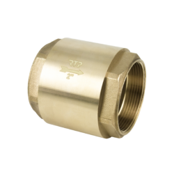 Обратный клапан с латунным стержнем внутренняя/внутренняя резьба 3/4,  желтый, RTP 38381 (уп 60/1)