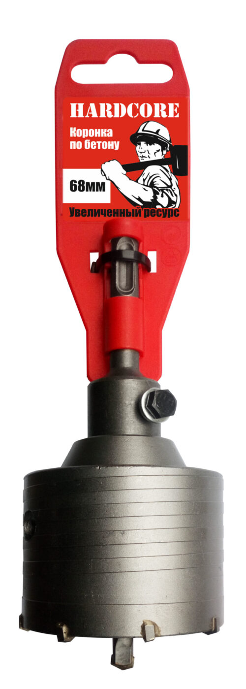 Коронка по бетону 70мм в сборе "Hardcore" 110070 Коронка по бетону 70мм в сборе "Hardcore" 110070