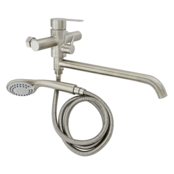 SAP7-A097,см-ль для ванны,с круглым длинным пов. Изливом, картридж ø35