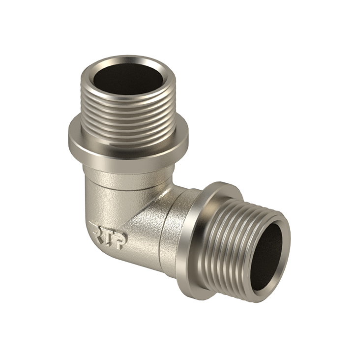 Угольник латунный 90гр. 1/2" НР/НР 25185 (уп 150/10)