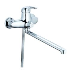 Z65-NPO-A071, Смеситель для ванны,с пл изл, катридж 40 мм