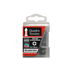 Бита 1/4" Е6,3 Pz2-50мм (10шт/кор.)"Quadro Torsion" 420250