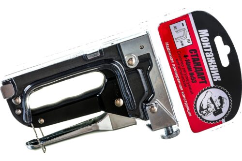 Степлер для скоб 4-14х0,7мм "Монтажник" Стандарт 600302 Степлер для скоб 4-14х0,7мм "Монтажник" Стандарт 600302