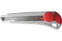 Нож со смен.лезв., 1+2лезв.18мм РР пластик,винт.фиксатор "Монтажник"600503