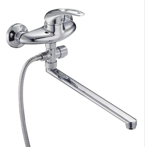 NHK6-B048, см-ль для ванны с плоским,прямой пов. изливом, ø40, выносной дивертор NHK6-B048, см-ль для ванны с плоским,прямой пов. изливом, ø40, выносной дивертор