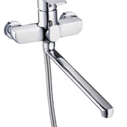 BGX7-A189 см-ль для ванной с плоским пов изливом,ø40, латунь (8)