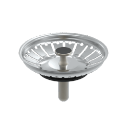 E100 Cетка-мусоросборник в сборе латунь (уп 35 шт)