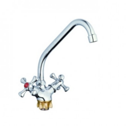 DST4-A827 смеситель для кухни на гайке стандарт, латунь