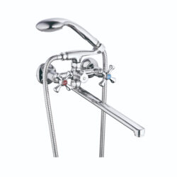 DST7-A827, смеситель для ванны, 3- позиц. картриджный переключатель, латунь