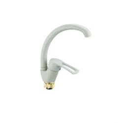 YUB4-A181KS, см-ль для кух. мойки с пов.круглым изливом, ø40, гайка (корона),песочный