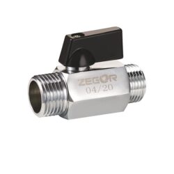 FM03,Мини кран шаровый 1/2" штуцер-штуцер (200/50)