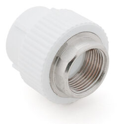 Муфта комбинированная под ключ PPR внутренняя резьба  40х1 1/4, серый, РТП 15908 (36/6)