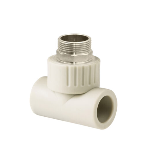 Тройник комбинированный под ключ PPR наружная резьба 40х1 1/4, серый, РТП 11002 (16/2) Тройник комбинированный под ключ PPR наружная резьба 40х1 1/4, серый, РТП 11002 (16/2)