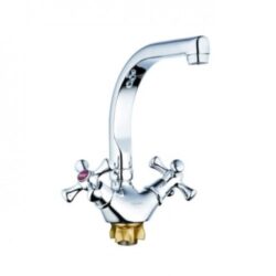 DTZ4-B827, см-ль для кух. мойки с пов. изливом, кер. (1/2) 180°, гайка (корона)