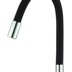 WKC-057KB, силиконовый излив ЧЕРНЫЙ для комбинирования с корпусом SOP4-F