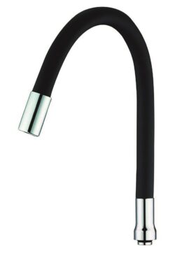 WKC-057KB, силиконовый излив ЧЕРНЫЙ для комбинирования с корпусом SOP4-F