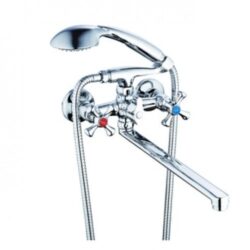 DAK7-A827 смеситель для ванны, 2- позиц. картриджный переключатель, латунь (Lt)