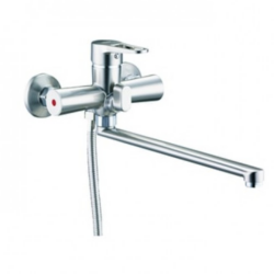 PUD7-A045, см-ль для ванны с плоским пов. изливом, ø35, встр. переключение