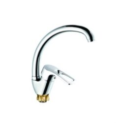 YUB4-A181, см-ль для кух. мойки с пов.круглым изливом, ø40, гайка (корона)