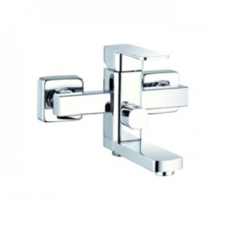 LEB3-A123, см-ль для ванны с литым пов. изливом 150мм, ø35, встр. переключение