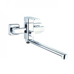 LEB7-B123, см-ль для ванны с плоским пов. изливом, ø35, встр. переключение