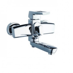 NEF3-A232, см-ль для ванны с литым пов. изливом 150мм, ø35, встр. переключение.