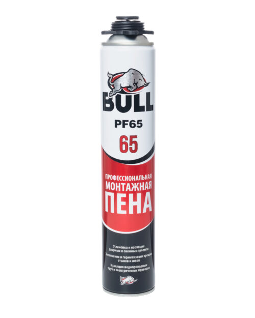 Bull PF 65 ЗИМНЯЯ Профессиональная монтажная пена 850 гр