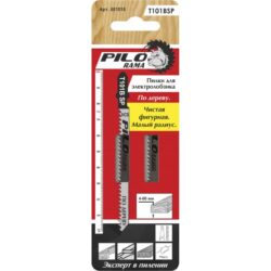 Пилки для лобзика 100x75 мм пер.10з/д, зад.21з/д (древес,ДСП,пластик h=4-60мм) чист.фигур.распил.T10