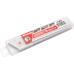 Лезвия для ножей 25х125х0,7мм 12 сегм. 10 шт/уп "Монтажник" 600725