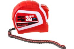 Рулетка с автостопом и магнитом двусторонняя 3 м х 16 мм "Монтажник" 603316