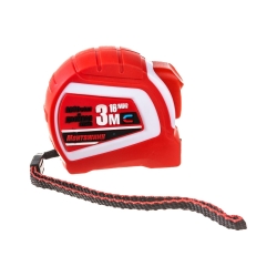 Рулетка с автостопом и магнитом двусторонняя 3 м х 16 мм "Монтажник" 603316