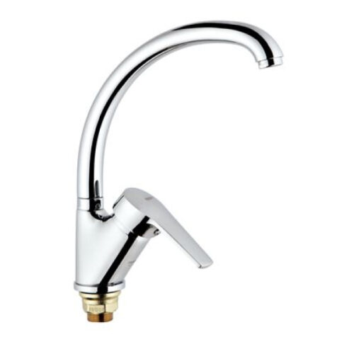 DYU4-A182,см-ль для кух. мойки,усиленный корпус,с пов. изливом, ø40, гайка (корона) DYU4-A182,см-ль для кух. мойки,усиленный корпус,с пов. изливом, ø40, гайка (корона)