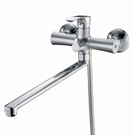 FAB7-A020, смеситель для ванны поворотный девиатор в корпусе