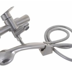 JAT3-A094,см-ль для ванны с кор. круглым пов. изливом,карт.ø35, встр. в корпус картриджное перек.