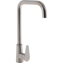 JAT4-A094,см-ль для кух. мойки с пов. Г-образным круглым изливом, картø35, материал нерж,