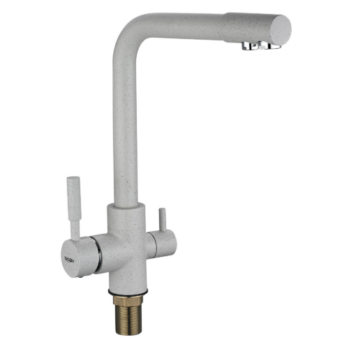 SAF18-A092KW, см-ль для кух. с подключением к фильтру с питьевой водой (белый матовый гранит) SAF18-A092KW, см-ль для кух. с подключением к фильтру с питьевой водой (белый матовый гранит)