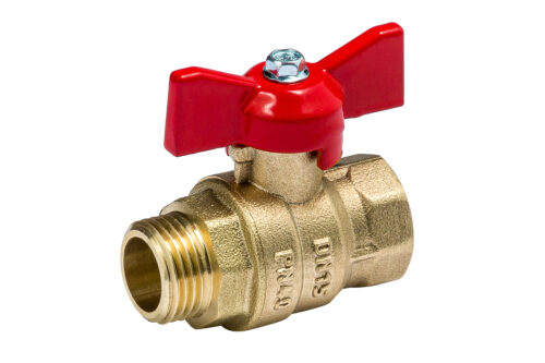 322Б,Кран шаровый бабочка 3/4 вн-нар (стандарт) 322Б,Кран шаровый бабочка 3/4 вн-нар (стандарт)