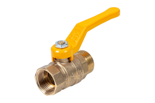 421Р,Кран газовый шаровый ручка 1/2 вн-нар (стандарт) 421Р,Кран газовый шаровый ручка 1/2 вн-нар (стандарт)