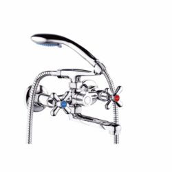 DST3-A827, смеситель для ванны, 3- позиц. картриджный переключатель, короткий излив