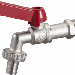 PF02,Кран шаровый латунный водоразборный 3/4 " ручка (уп 60/15)