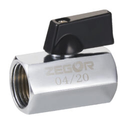 FM01,Мини кран шаровый 1/2" гайка-гайка (уп 200/50)