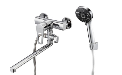 EDN6-A183,см-ль для ванной картридж ø40, выносной дивертор на душ EDN6-A183,см-ль для ванной картридж ø40, выносной дивертор на душ