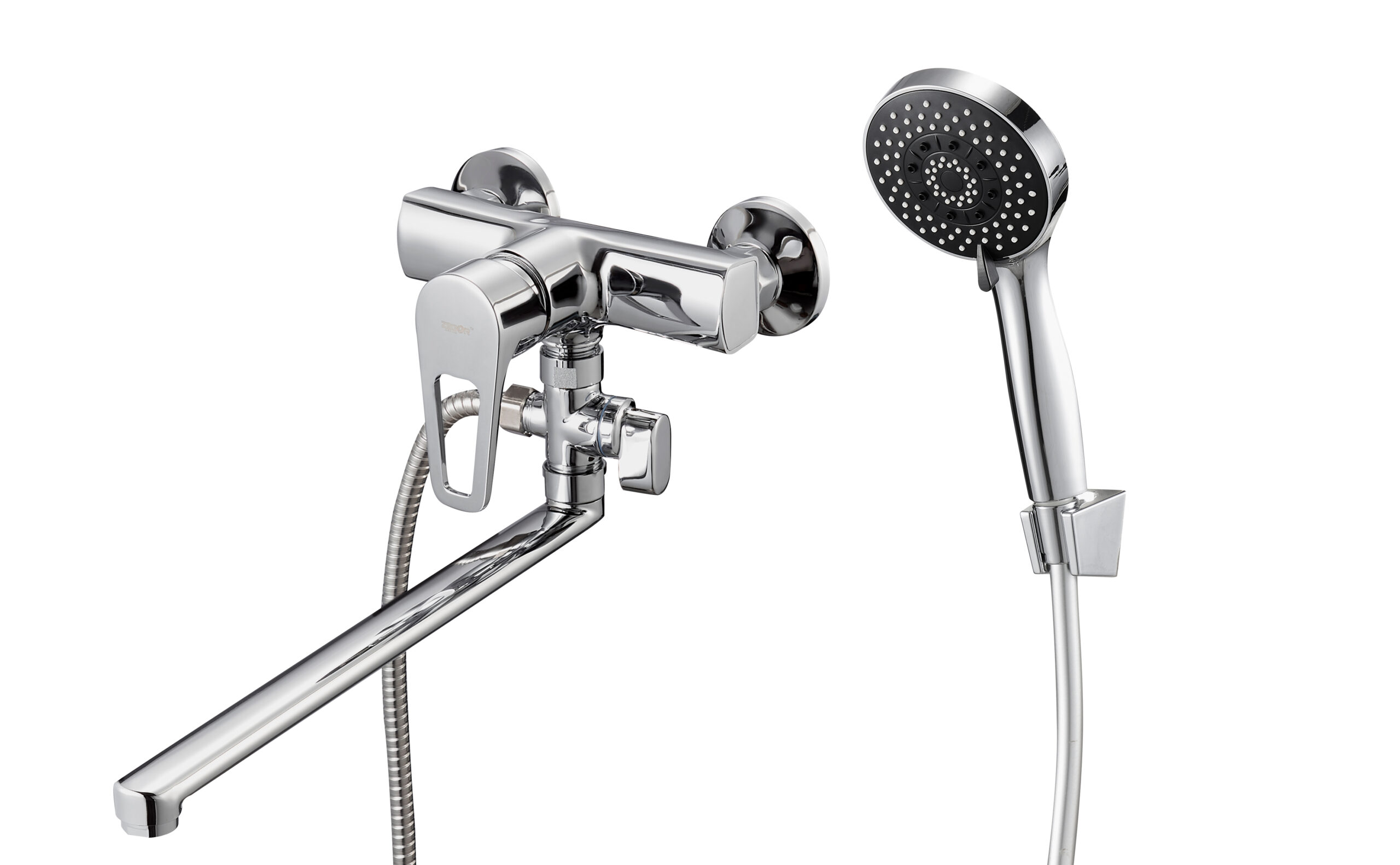 EDN6-A183,см-ль для ванной картридж ø40, выносной  дивертор на душ