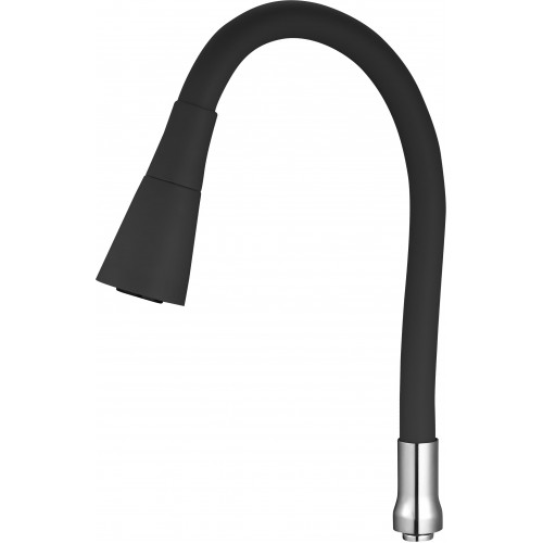 WKC-059KB,силиконовый излив ЧЕРНЫЙ для комбинирования с корпусом SOP4-F