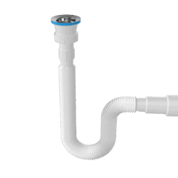 Универсальный гофросифон (750 мм) Y126-2 (75)