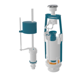 SA416-3, Арматура  для бачка Н/П, мембрана силикон