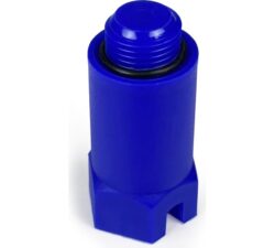 Заглушка длинная 1/2 пластик, синяя 30374 (100/1)