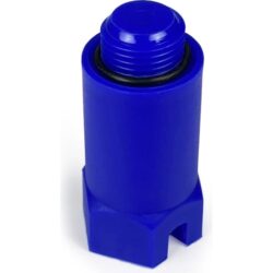 Заглушка длинная 1/2 пластик, синяя 30374 (100/1)